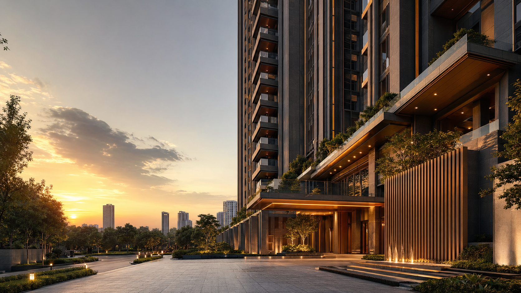 Luxury architecture by JMD Super Infratech